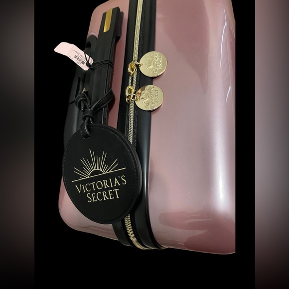 NEW Victoria's Secret SUNSET OMBRE Hardside SUITCASE BUNDLE - Picture 5 of 16